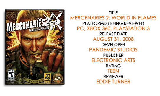 Mercenaries 2: World in Flames (PC, 360, PS3) Review