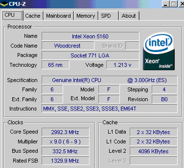 Xeon on sale 775 list