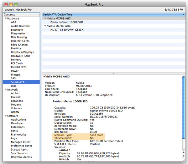 System Profiler For Mac