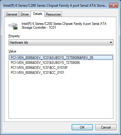 intel 6 series c200 chipset driver 6 port