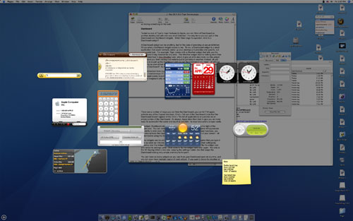 macbook widgets desktop