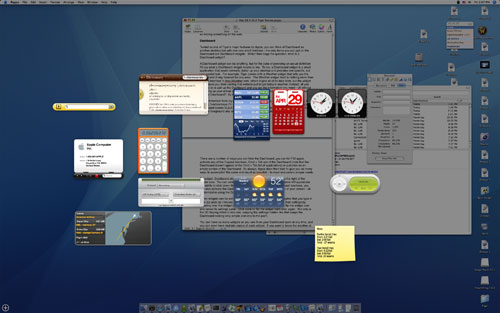 Dashboard mac os что это