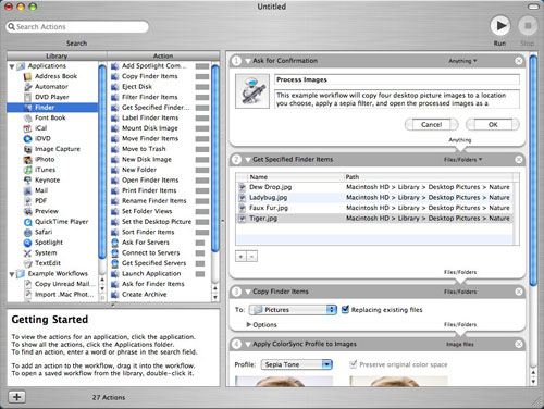 Automator Mac Os X 10 4 Tiger Review