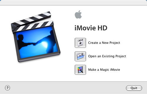 video editing software for mac imovie