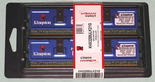 Kingston HyperX PC3200 Low Latency em F A S T em DDR Memory