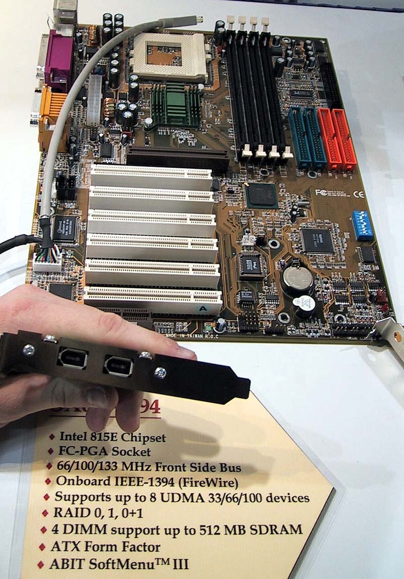 firewire port motherboard