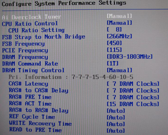 p5k e overclock