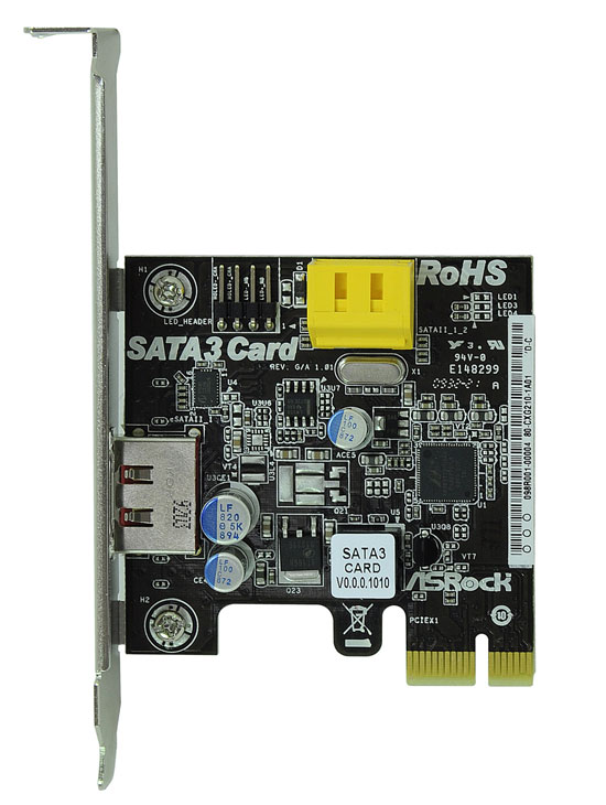 Asrock sata. Контроллер ASROCK sata3 Card 2-Port sata3 1-Port esata3. Карта расширения SATA PCI. ASROCK PCI Express 3.0. PCI Express rohs.