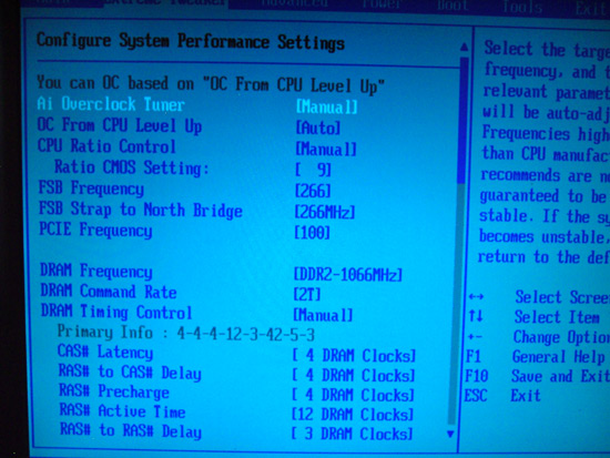 Important Bios Functions Asus Maximus Formula Se X38 And Ddr2 Unite