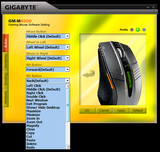 Gigabyte mouse tool как пользоваться