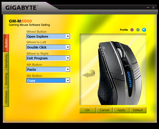 gigabyte razer mouse driver