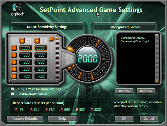 logitech setpoint software add mouse 570