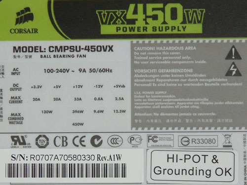 450VX 450W - PSU Roundup