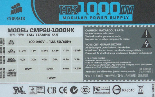 Corsair hx1000 hot sale