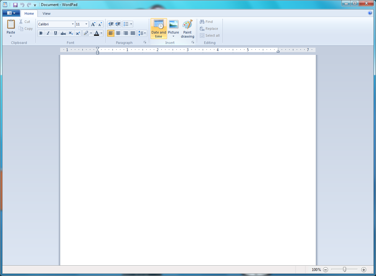 wordpad 2013