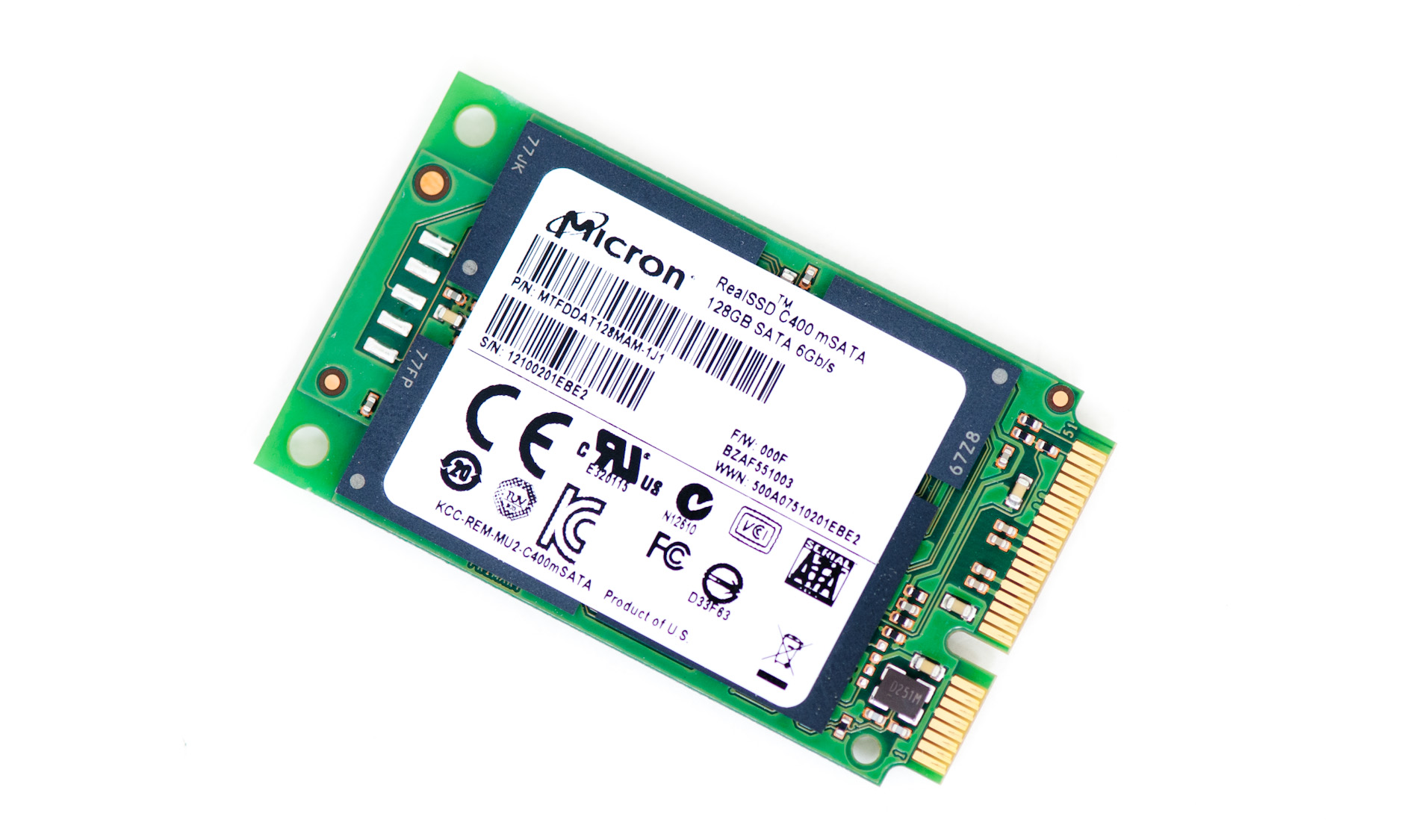 Micron C400 mSATA (128GB) SSD Review