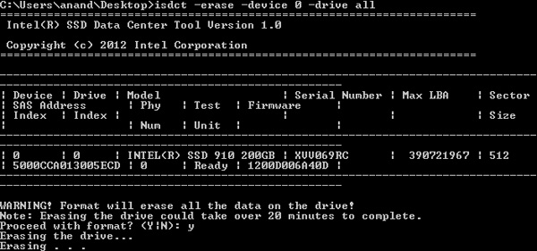 Intel ssd datacenter tool что это