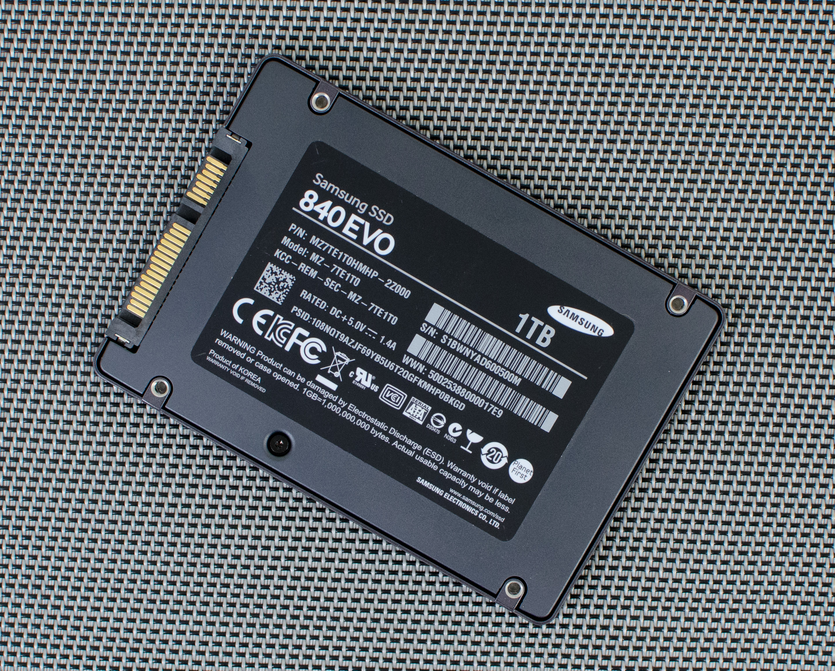 Samsung SSD 840 EVO 120GB, 250GB, 500GB, 750GB & 1TB Models Tested