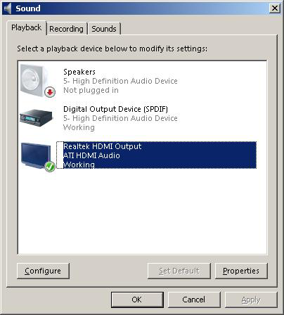 Ati hdmi audio driver best sale windows 10